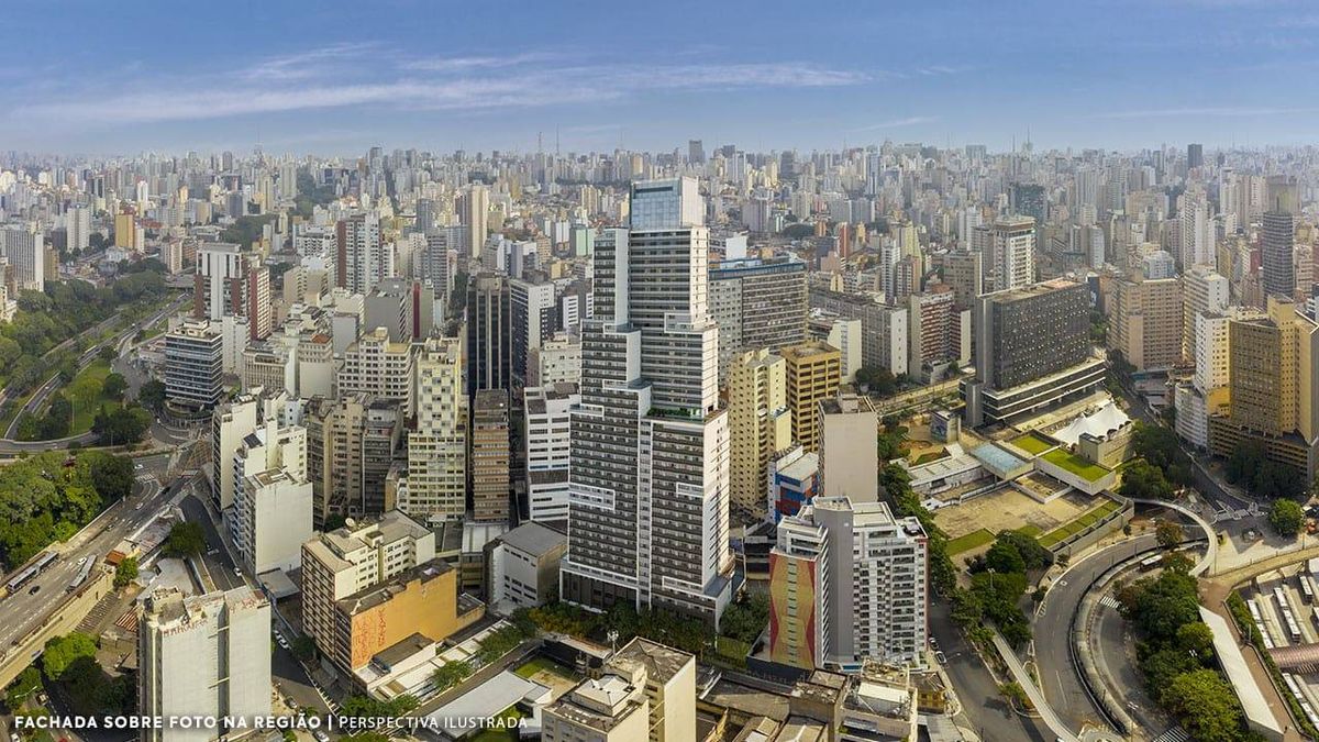 Torre bela vista aam incorporadora pronto 24 metros studios 