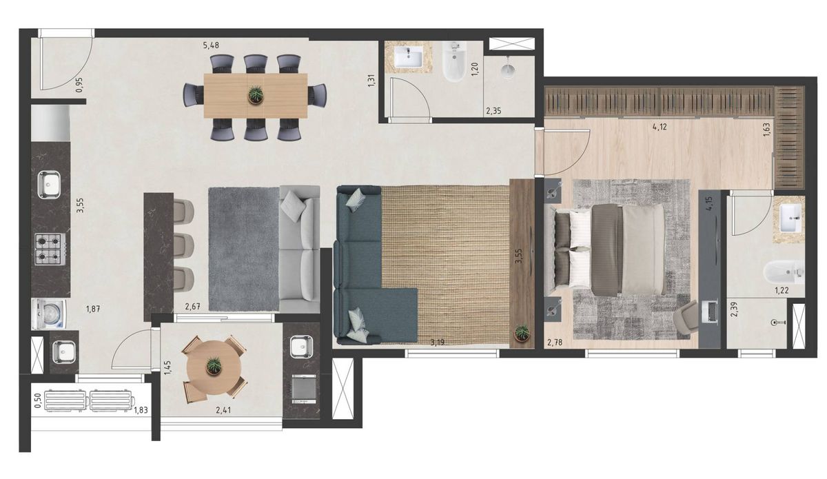 Eco vila primavera construtora eco vila construção 67 metros