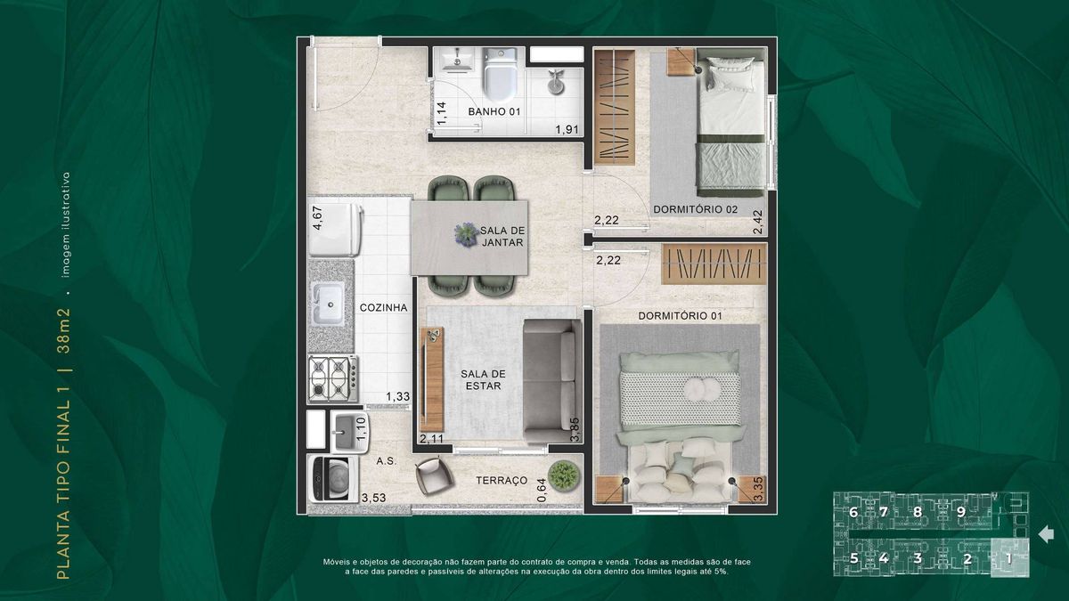 Vista parque chácara joquey construtora abiatar construção 3