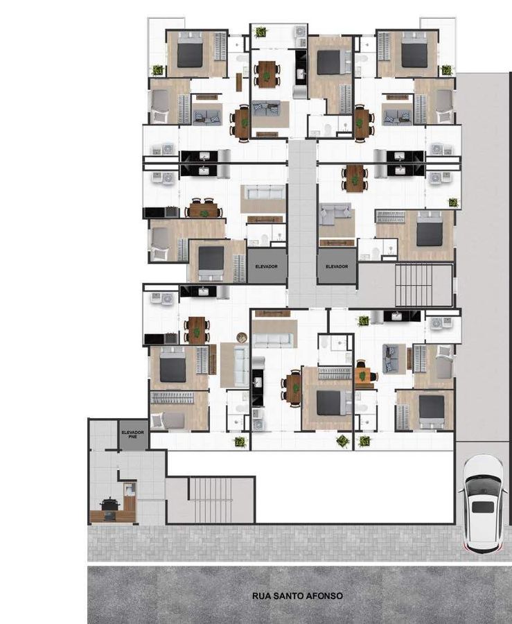Maximus residences construtora yonder construção 44 metros 0