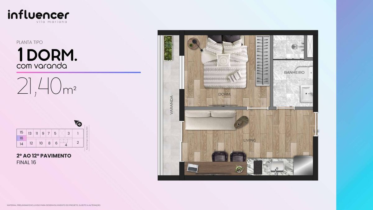 Influencer vila mariana construtora azure construção 31 metr