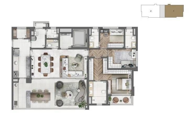 Legacy campo belo construtora cyrela pronto 166 metros 03 su