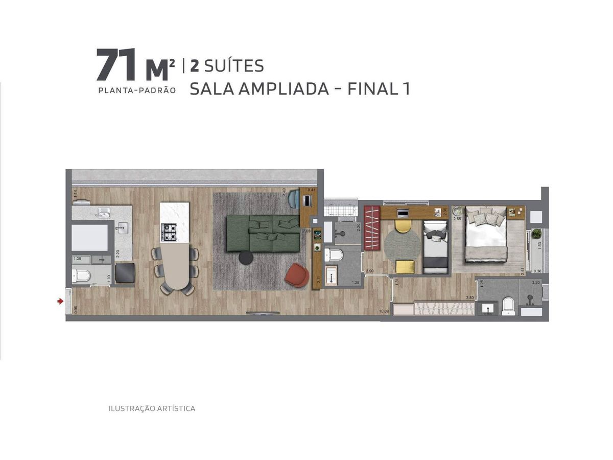 La casa pássaro e flores construtora grupo lar pronto 71 met