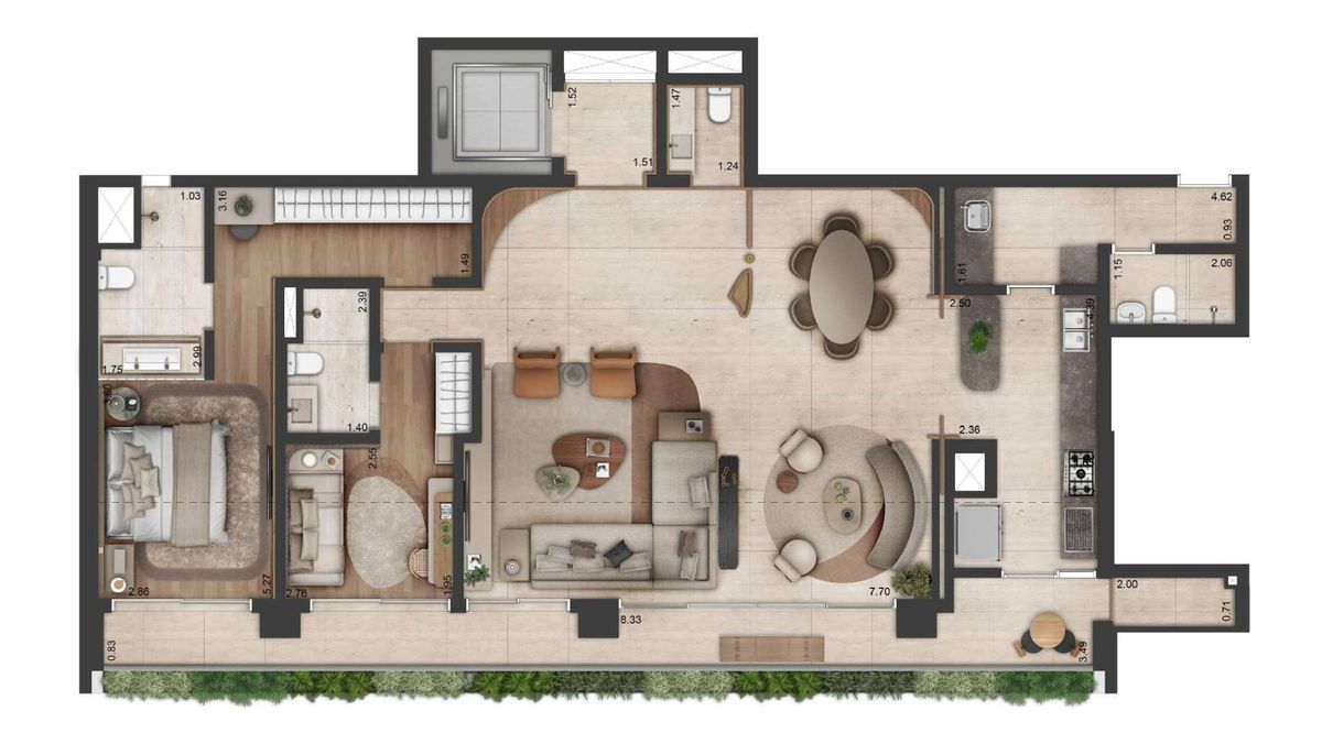 Altitude jardins por artefacto construtora rem 155 metros 03