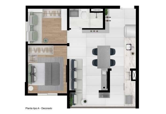 Kz remédios construtora kazzas pronto 41 metros 02 dormitóri
