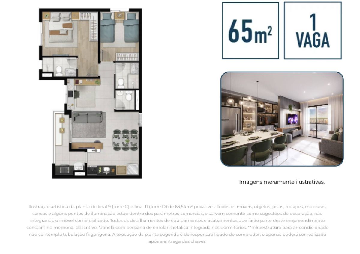 Breeze home clube construtora rsf construção 65 metros 02 do