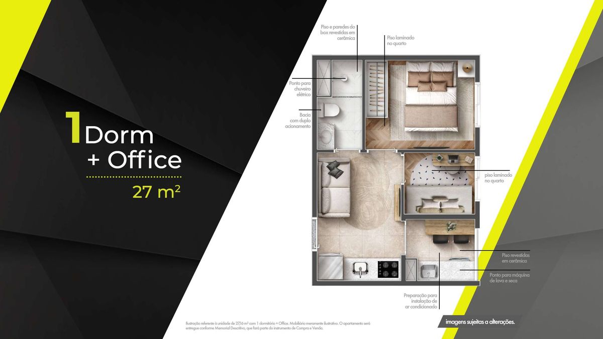 Ver klabin construtora ld inc lançamento 27 metros 01 dormit