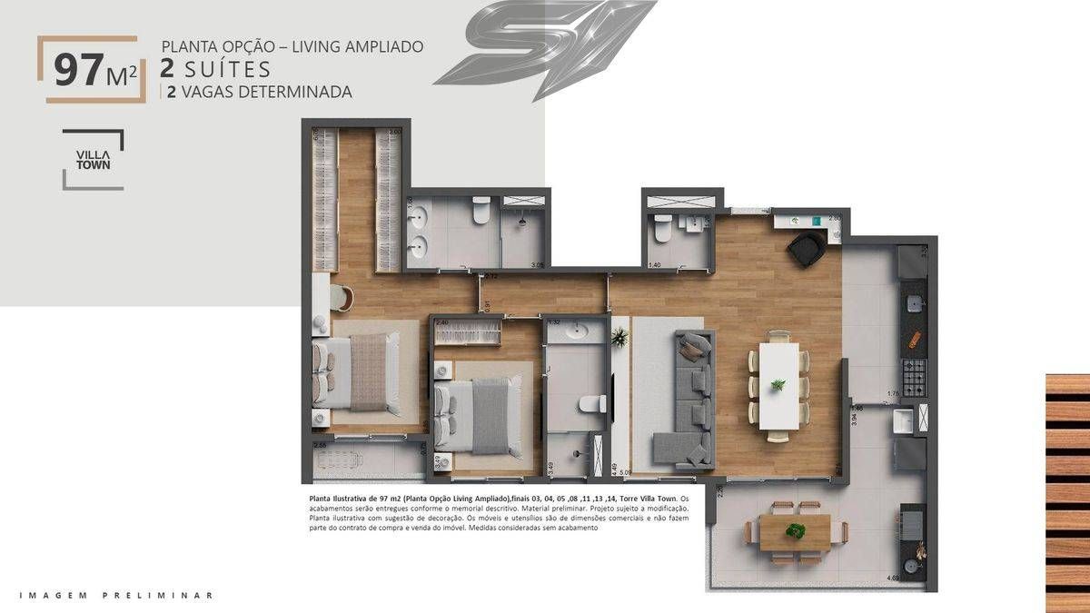 Villa pio alto da lapa construtora kallas pronto 119 metros 