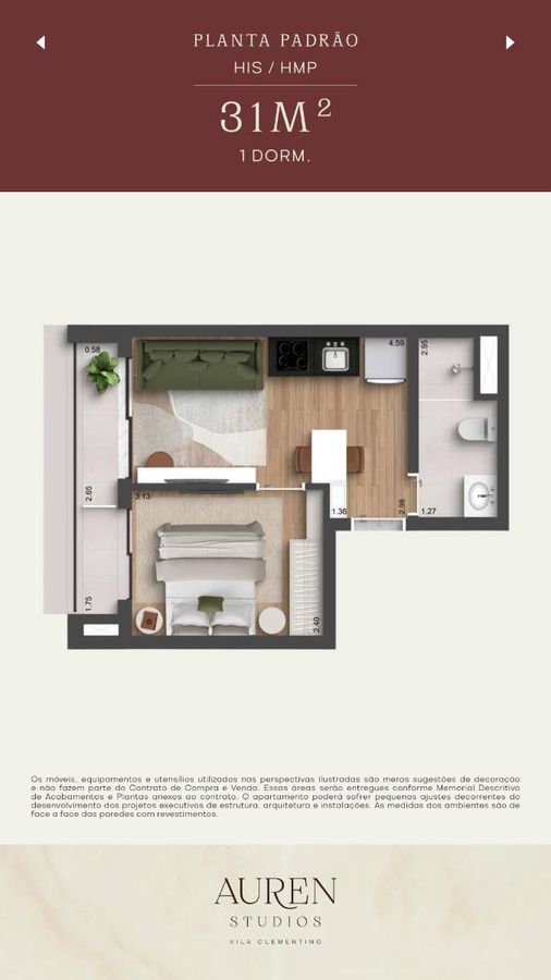 Auren studios vila clementino construtora trisul lançamento 