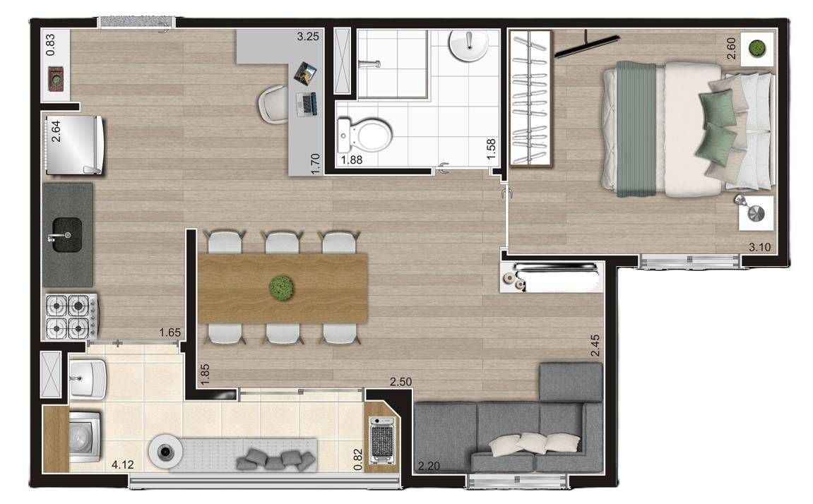 Alto do jardim manacá construtora econ construção 41 metros 