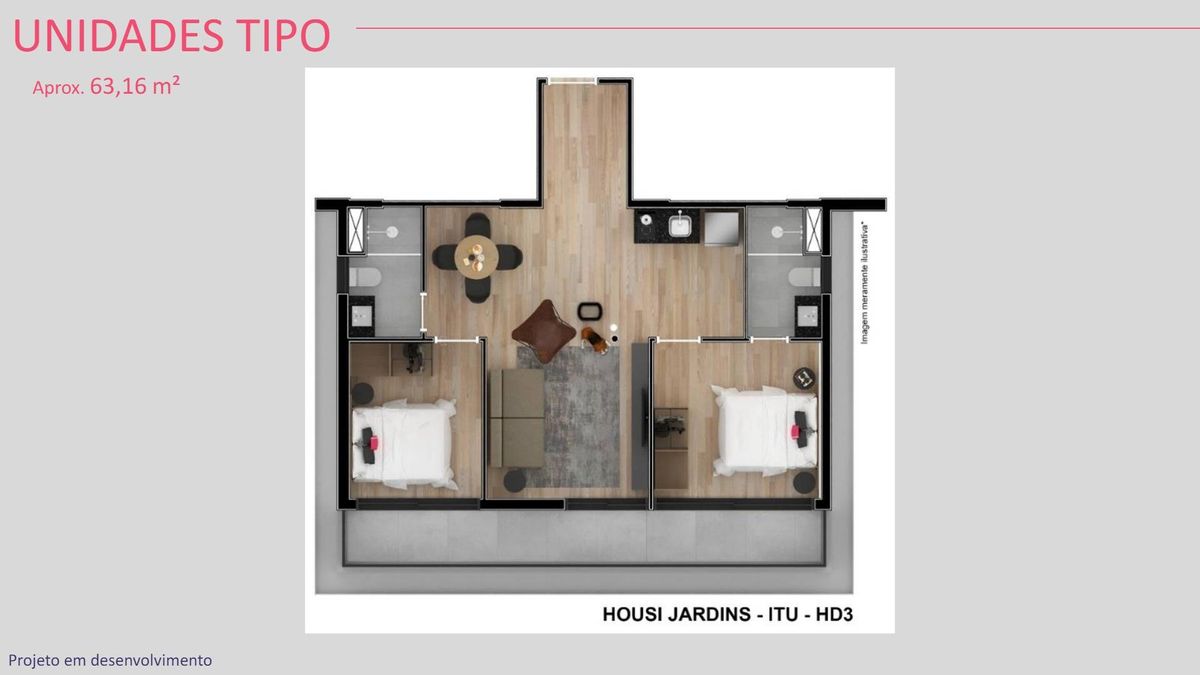 On jardins construtora vitacon pronto 63 metros 02 dormitóri