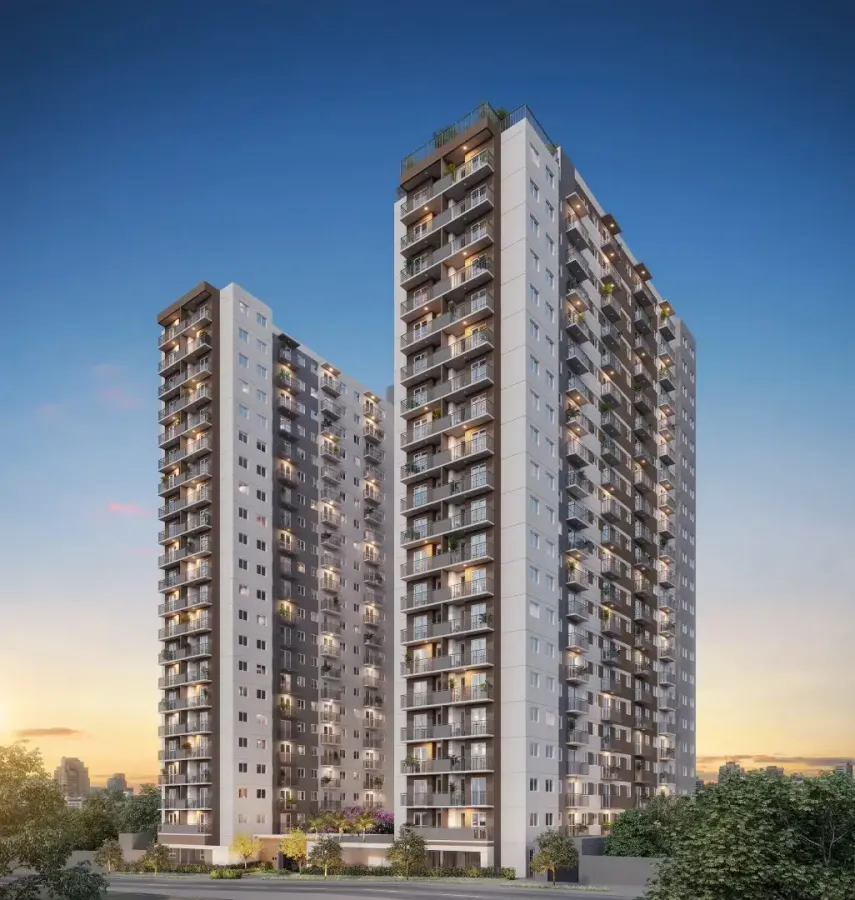 Solaris Jardim Guedala | Construtora Engelux | Lançamento | 34 metros | 02 dormitórios com varanda | sem vaga - Apartamento em Caxingui, São Paulo - à venda - SEGUNDO IMÓVEL