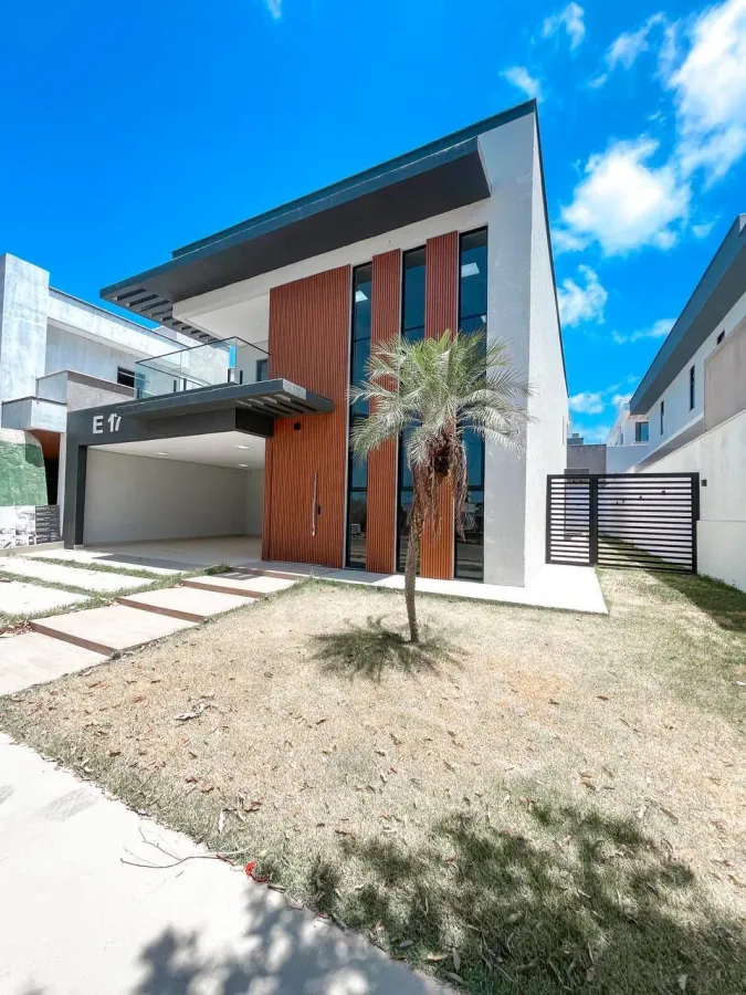 Fachada da casa em Condomínio Damha