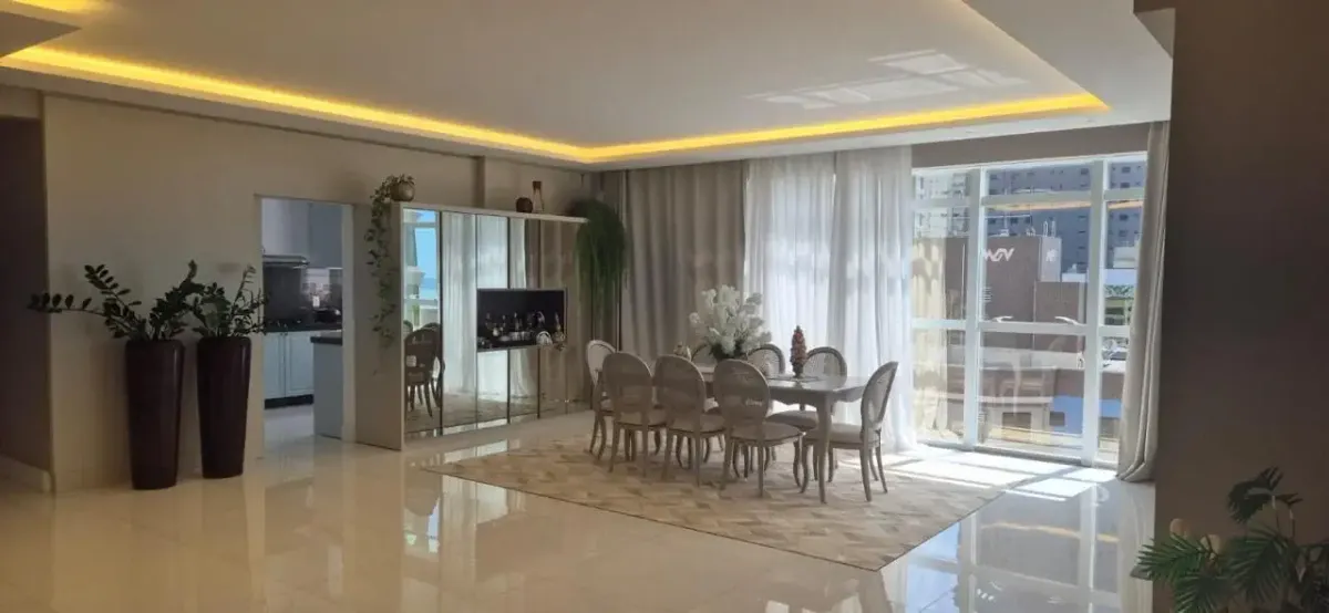 Edifício Mariana Palace Avenida Nereu Ramos 4 Suítes 3 Vagas Itapema SC - Apartamento em Meia Praia, Itapema - à venda - Imobiliária Rota do Sol Itapema