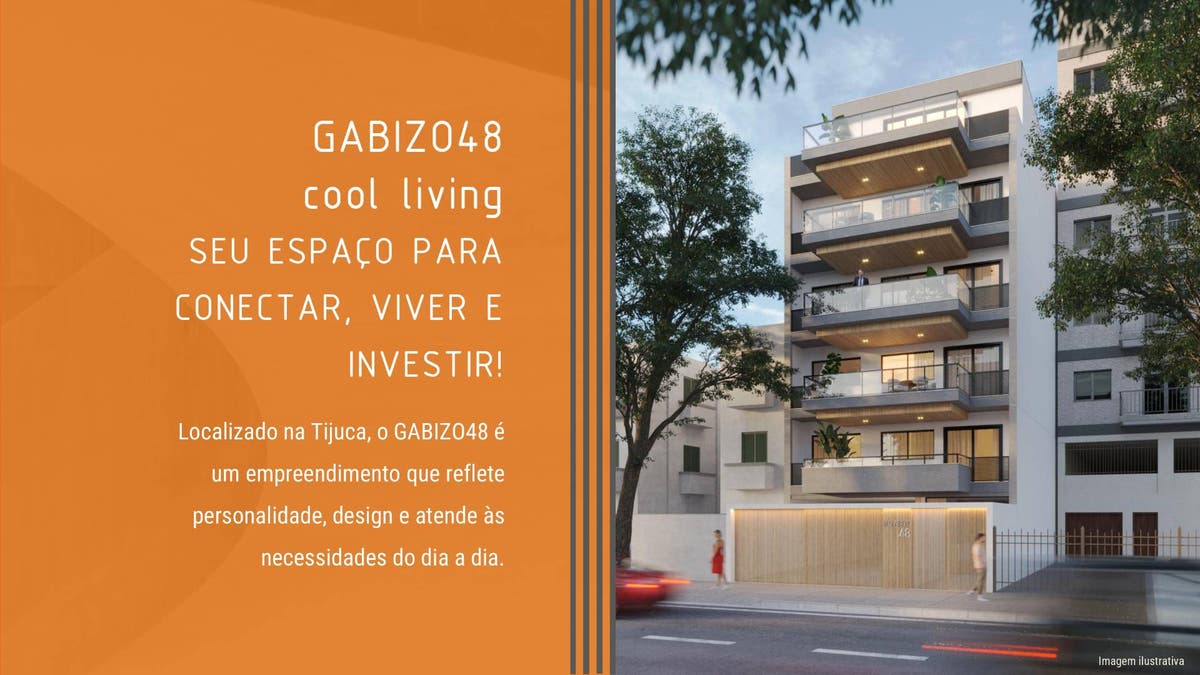 Gabizo48 – Lançamento na Tijuca! Studios, aptos de 1, 2 e 3 quartos e cobertura. Charme, conforto e modernidade em um só lugar. - Apartamento em Tijuca, Rio de Janeiro - à venda - MIGUEZ IMOBILIÁRIA