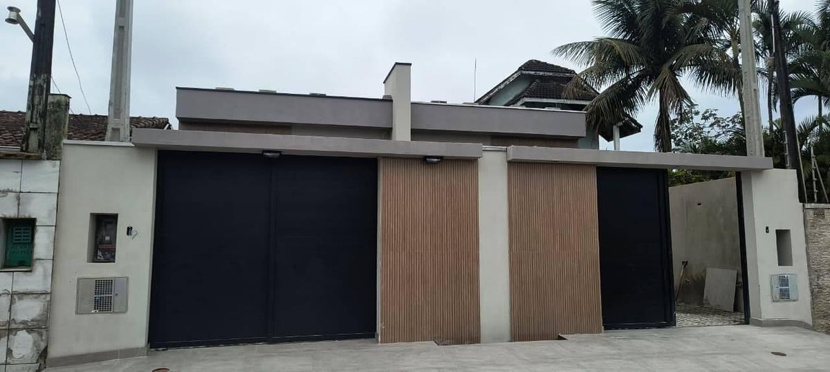 Fachada moderna de concreto