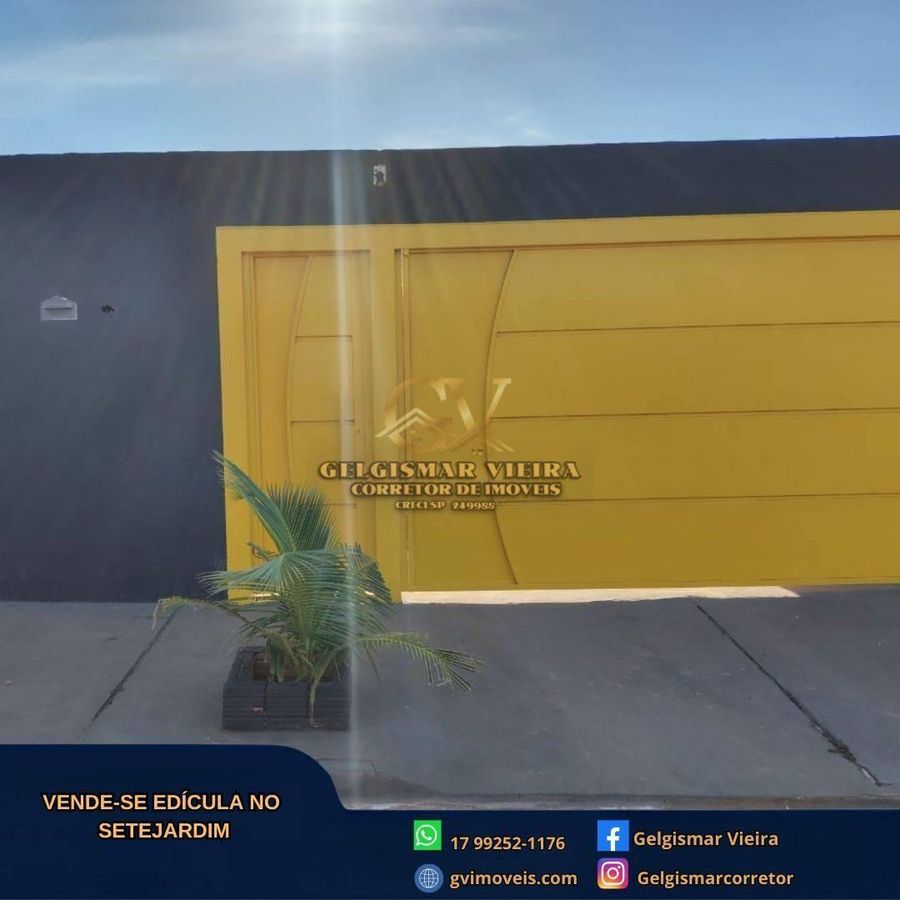 🏡 VENDE-SE EDÍCULA NO SETEJARDIM - BEBEDOURO - SP 🏡 - Salas Comerciais em Bebedouro - à venda - Gelgismar Vieira