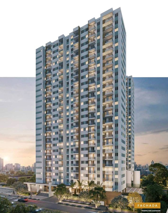 Mérito Ipiranga | Construtora Cury | Lançamento | 37 metros | 02 dormitórios com varanda | sem vaga