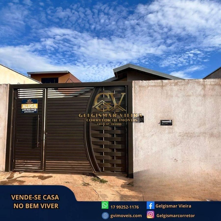 🏡 VENDE - SE CASA NO BEM VIVER - BEBEDOURO - SP 🏡 - Casa em Bem Viver, Bebedouro - à venda - Gelgismar Vieira