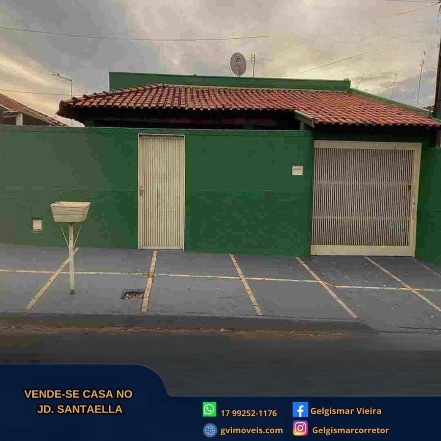 🏡 VENDE-SE CASA NO JARDIM SANTAELLA - BEBEDOURO - SP 🏡 - Casa em Residencial Antonia Santaella, Bebedouro - à venda - Gelgismar Vieira