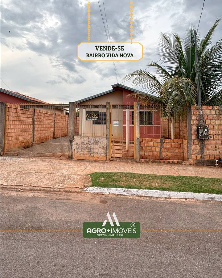 #357 Vende-Se Imóvel - Lucas do Rio Verde - Casa em Vida Nova, Lucas do Rio Verde - à venda - AGRO+IMÓVEIS NEGÓCIOS IMOBILIÁRIOS LTDA