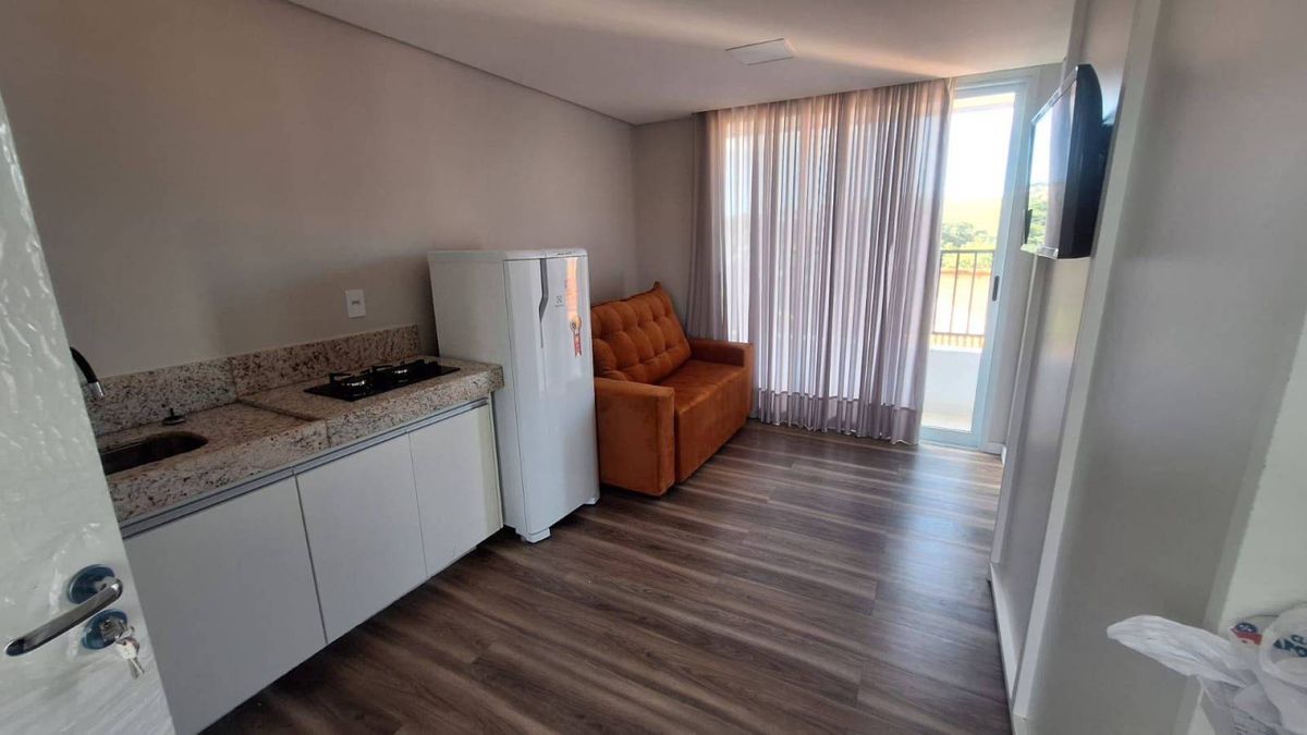 Flat/Loft/Estúdio com 1 quarto, para Locação - Edifício Residencial Bariloche, Vila Santa Cecilia - Lagoa Santa - Flat/Loft/Estúdio em Vila Santa Cecilia, Lagoa Santa - para locação - GRUPONEW IMÓVEIS