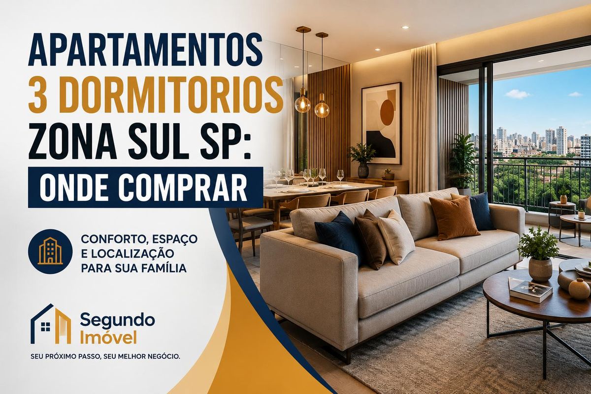 Apartamentos 3 Dormitórios Zona Sul SP: Onde Comprar