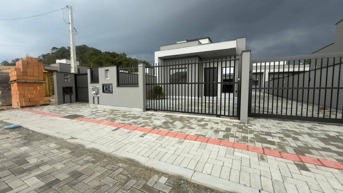 CASA BAIRRO VILA NOVA 2 QUARTOS SENDO 1 SUITE COM CHURRASQUEIRA BARRA VELHA/SC - Casa em Vila Nova, Barra Velha - para locação - Imobiliária De Porto