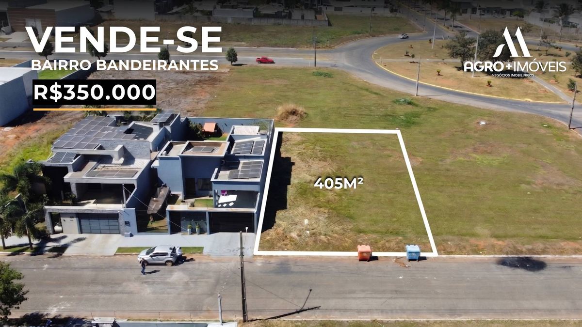 #642 VENDE-SE TERRENO BAIRRO BANDEIRANTES - LUCAS DO RIO VERDE - Lote/Terreno em Bandeirantes, Lucas do Rio Verde - à venda - AGRO+IMÓVEIS NEGÓCIOS IMOBILIÁRIOS LTDA