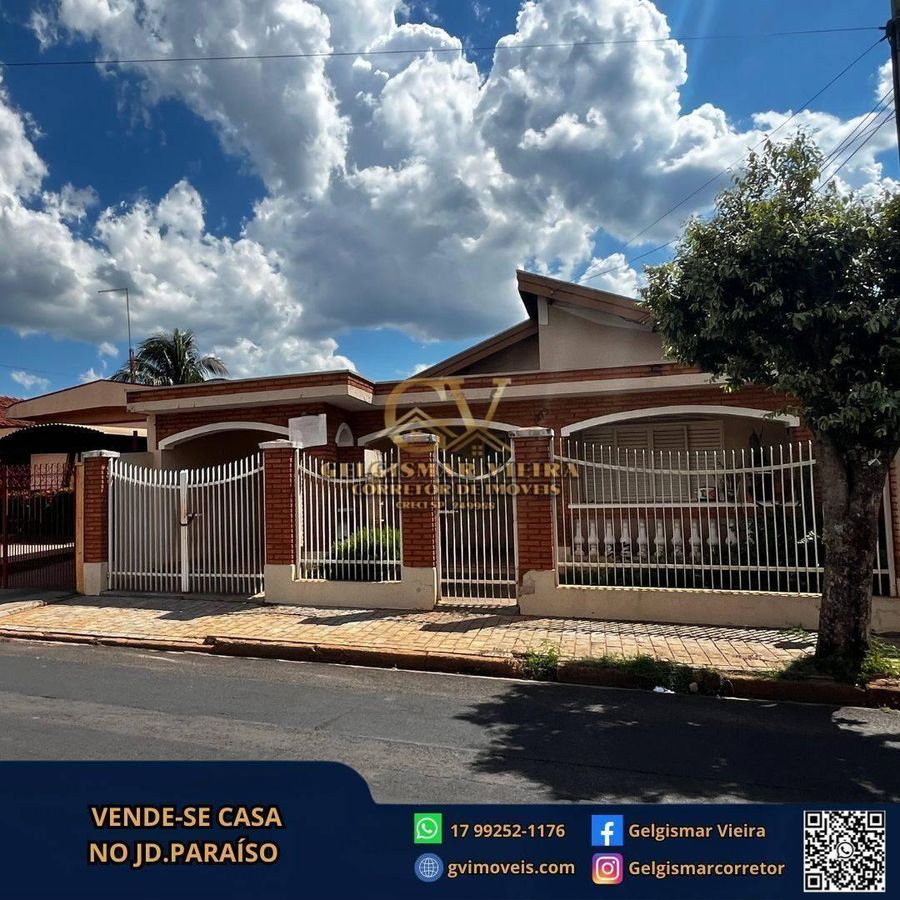 🏡 VENDE-SE CASA NO JARDIM PARAÍSO - BEBEDOURO - SP 🏡 - Casa em Jardim Paraíso, Bebedouro - à venda - Gelgismar Vieira
