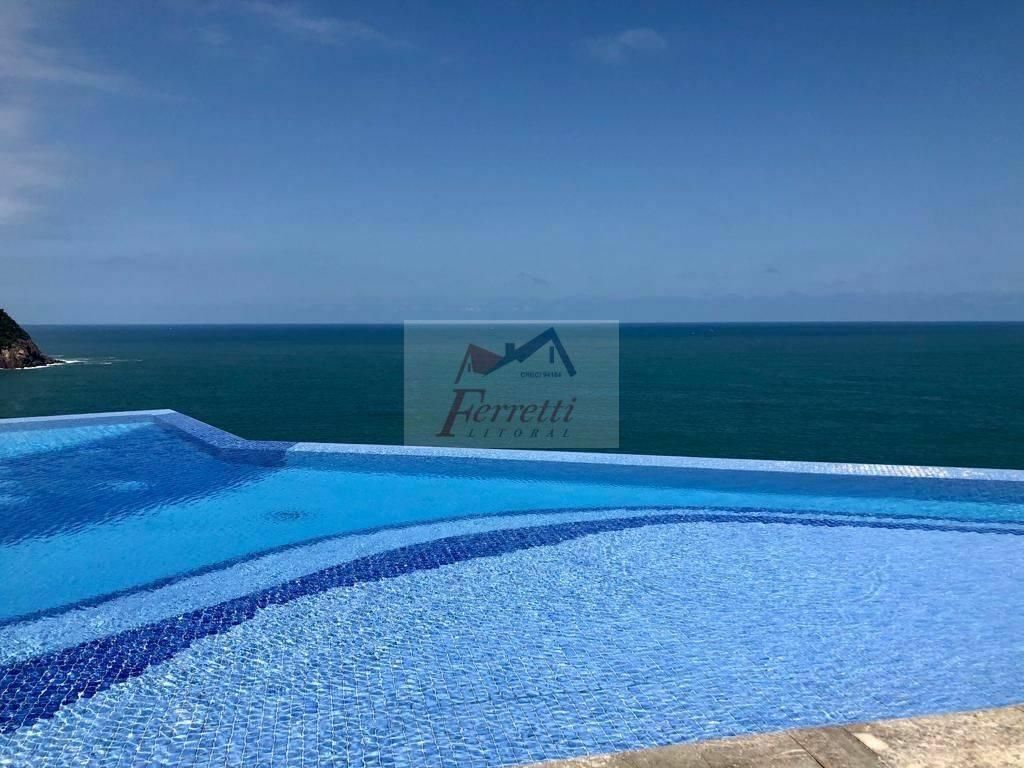 Apartamento Duplex com 2 suítes  com vista para o Oceano à venda Guarujá SP