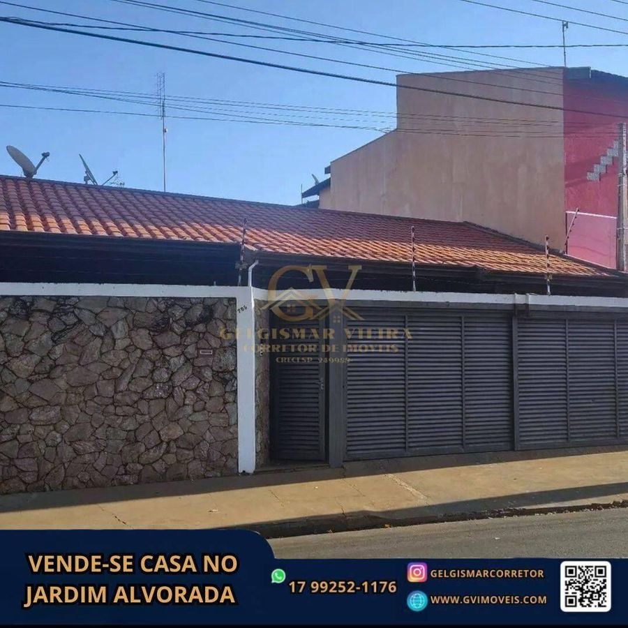 🏡 VENDE-SE CASA NO JARDIM ALVORADA - BEBEDOURO - SP 🏡 - Casa em Jardim Alvorada, Bebedouro - à venda - Gelgismar Vieira
