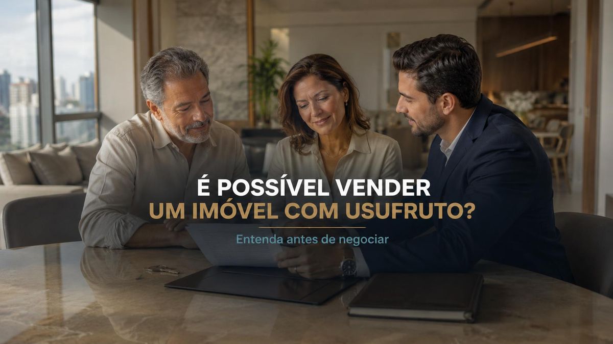 É possível vender um imóvel com usufruto? Entenda antes de negociar