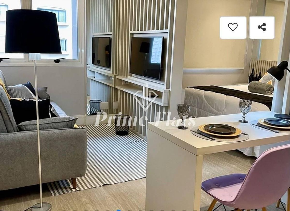 Flat disponível para locação no Mercure Vila Olimpia, com 25m², 1 dormitório e 1 vaga de garagem - Flat em Vila Olímpia, São Paulo - para locação - Prime Flats Negócios Imobiliários