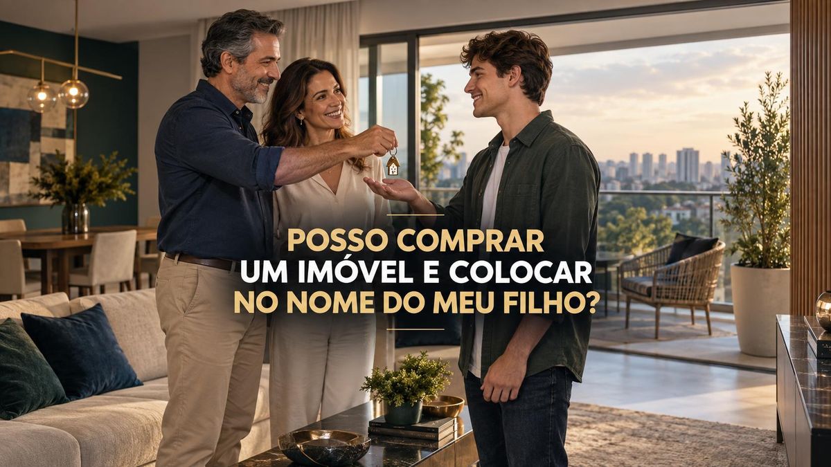 Posso comprar um imóvel e colocar no nome do meu filho?