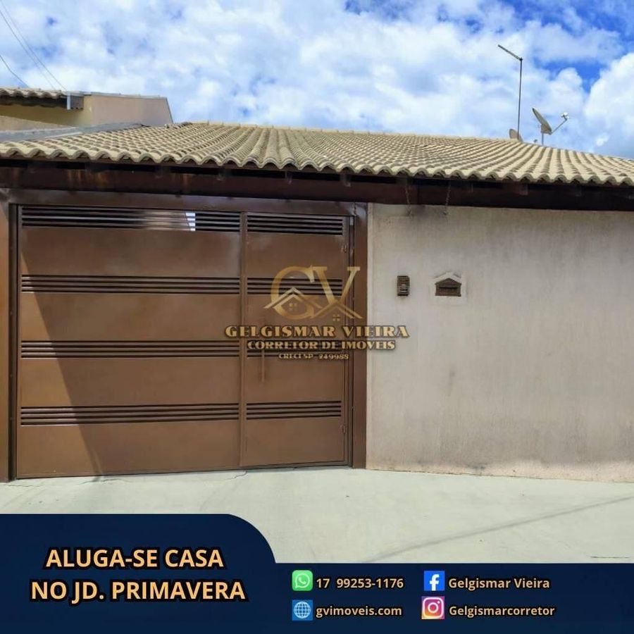 🏡 ALUGA-SE CASA MOBILIADA NO JARDIM PRIMAVERA - BEBEDOURO - SP 🏡 - Casa em Bebedouro - para locação - Gelgismar Vieira
