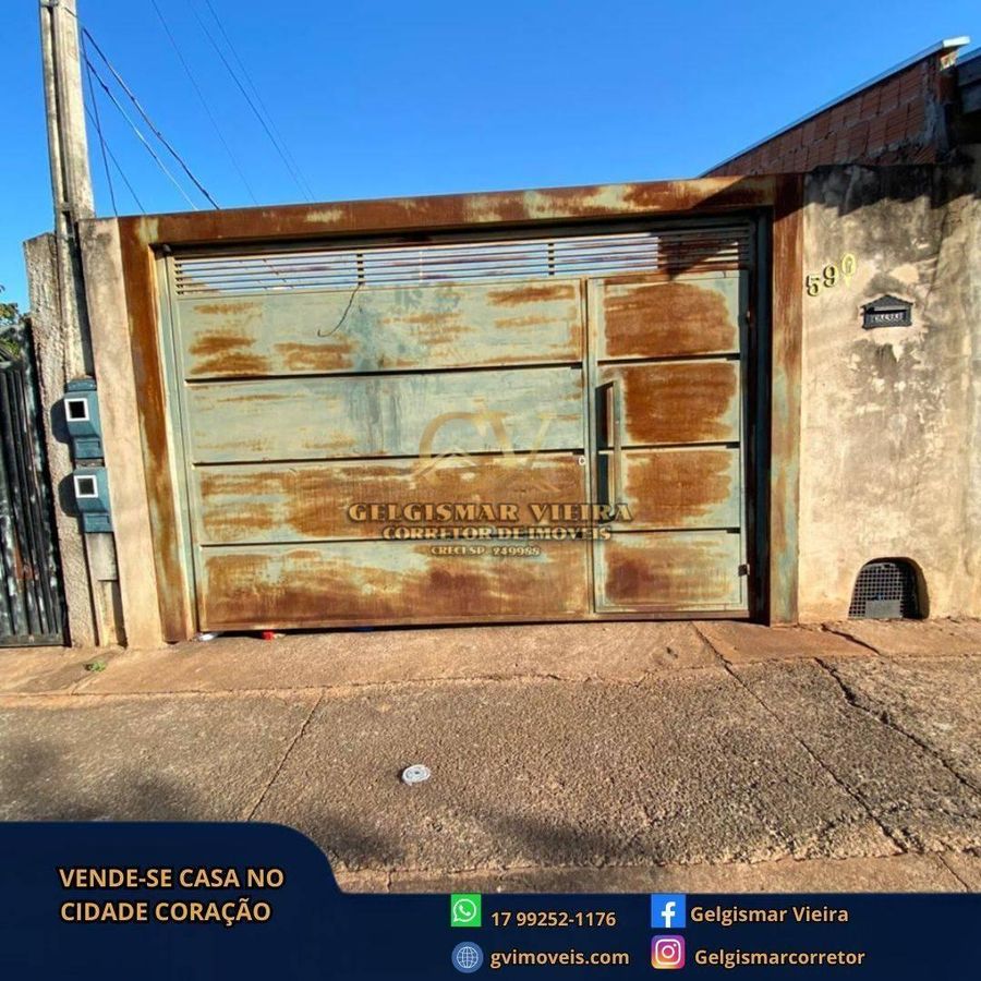 🏡 VENDE-SE CASA NO CIDADE CORAÇÃO - BEBEDOURO - SP 🏡 - Casa em Cidade Coração, Bebedouro - à venda - Gelgismar Vieira