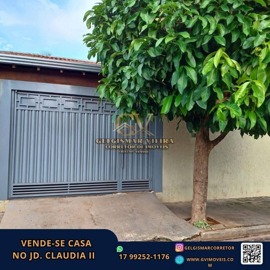 🏡 VENDE-SE CASA NO JD. CLAUDIA II - BEBEDOURO - SP 🏡 - Casa em Jardim Claudia II, Bebedouro - à venda - Gelgismar Vieira