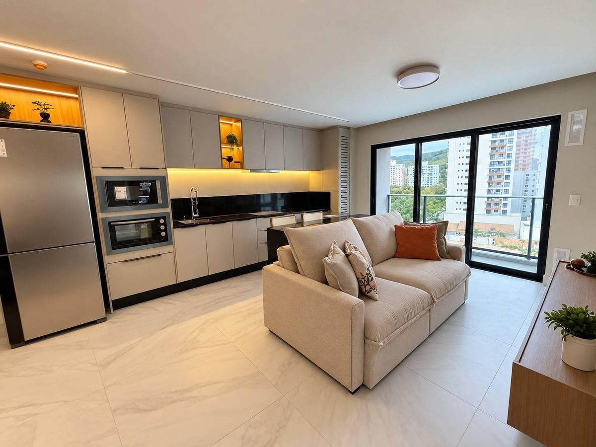 APARTAMENTO NO EDIFÍCIO SKY BRAVA - PRAIA BRAVA, ITAJAÍ - Apartamento em Fazendinha, Itajaí - para locação - Brava Norte Imóveis