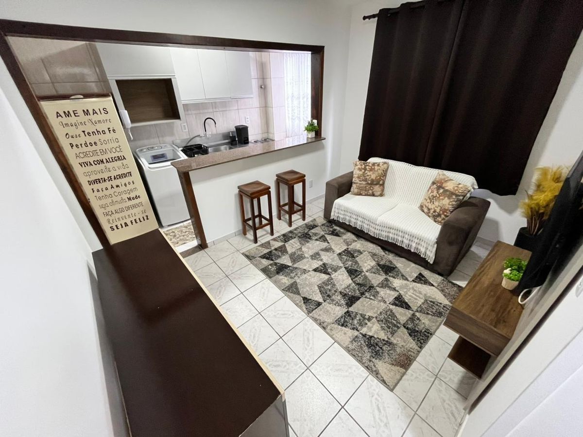 Apartamento para locação anual, mobiliado e equipado, com 1 quarto, 1 vaga de garagem, Edifício Leonardo da Vinci, no bairro Centro, Itajaí-SC - Apartamento em Centro, Itajaí - para locação - I3 CORRETORES ASSOCIADOS S/S
