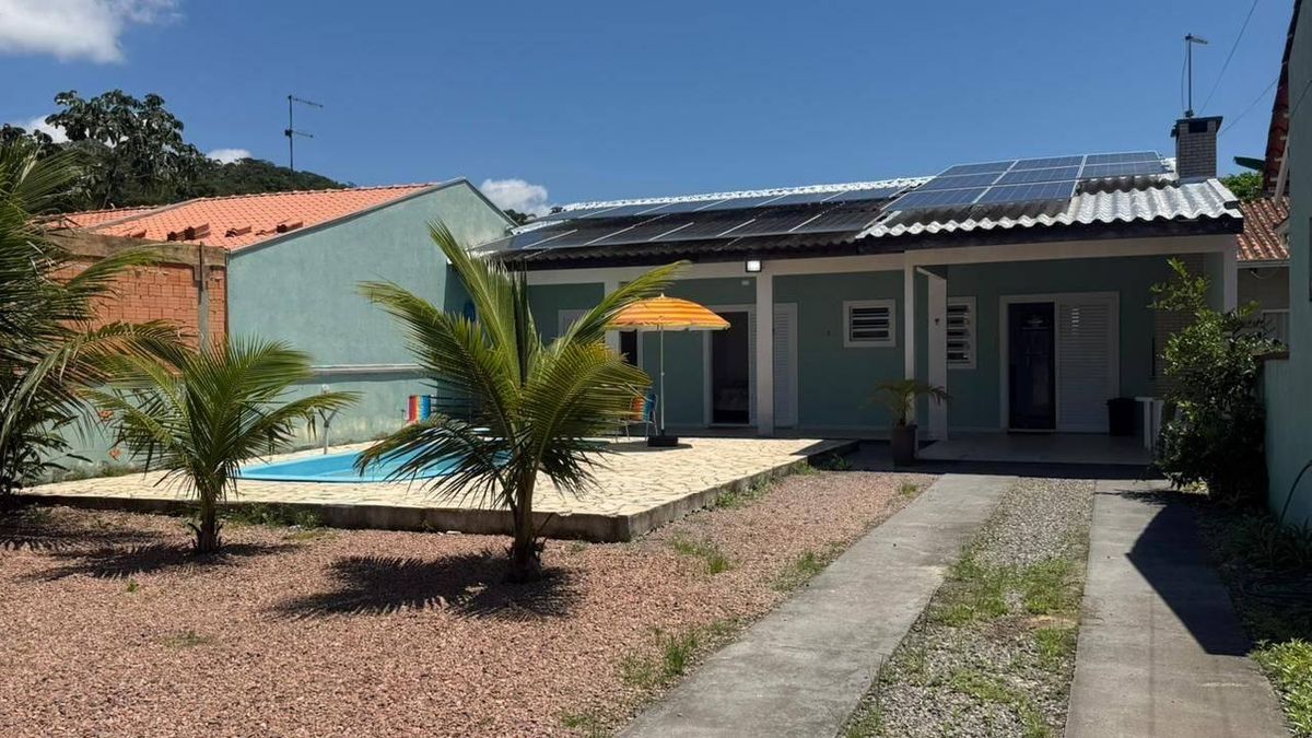 Casa com 2 dormitórios à venda, 86 m² por R$ 550.000,00 - Princesa do Mar - Itapoá/SC - Casa em Princesa do Mar, Itapoá - à venda - Nossa Praia Imóveis