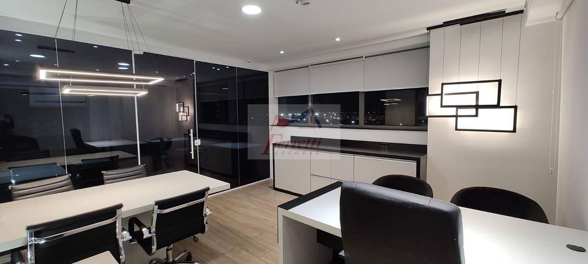 Sala comercial mobiliada para alugar no Valongo Brasil Santos