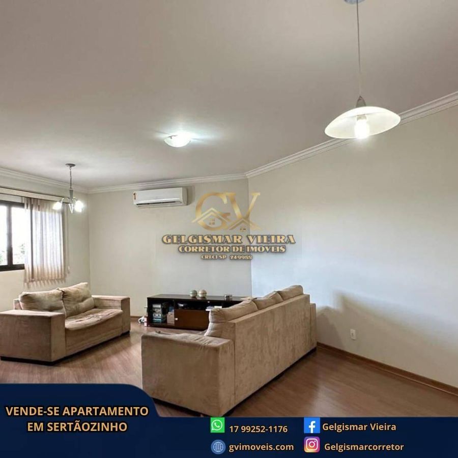 🏡VENDE-SE APARTAMENTO NO EDIFÍCIO SHANGRI-LA - SERTÃOZINHO - SP 🏡 - Apartamento em Shangri-Lá, Sertãozinho - à venda - Gelgismar Vieira