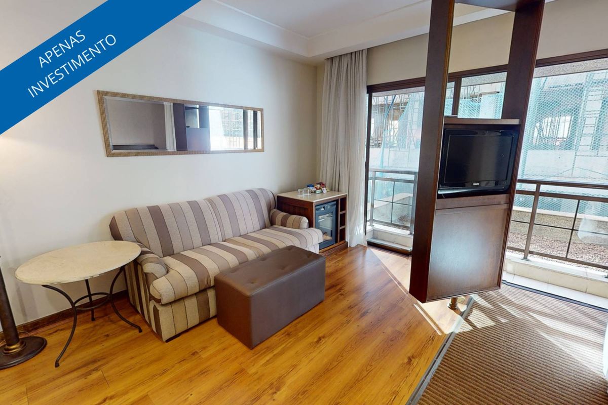 Flat à Venda no Estanplaza Paulista no bairro Bela Vista, 32m², com 1 quarto, 1 vaga - Flat em Bela Vista, São Paulo - à venda - Prime Flats Negócios Imobiliários