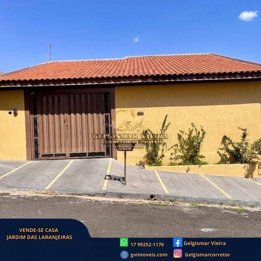 🏡 VENDE-SE CASA NO JARDIM DAS LARANJEIRAS - BEBEDOURO - SP 🏡 - Casa em Jardim das Laranjeiras, Bebedouro - à venda - Gelgismar Vieira