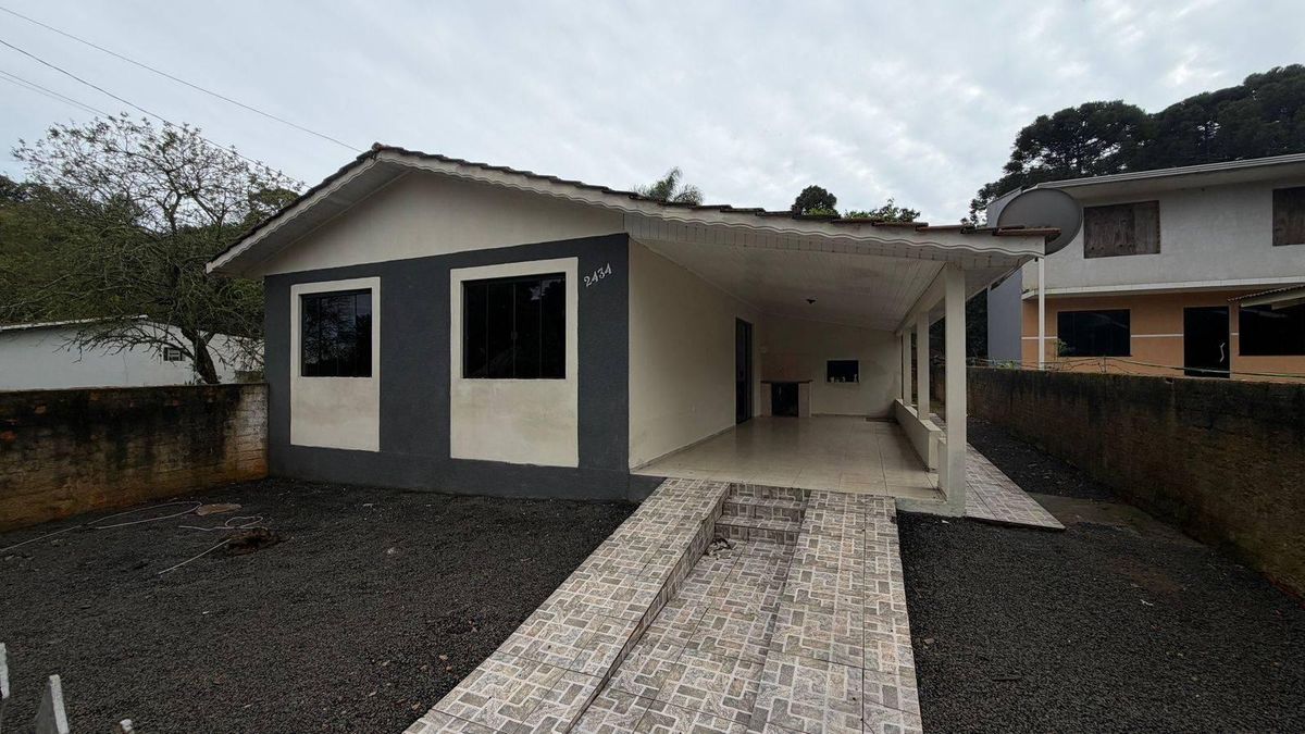 CASA À VENDA RUA ANTÔNIO BIZINELLI - Casa em COLÔNIA IGUAÇU, São Mateus do Sul - à venda - Salvielli Cordeiro Corretora de Imóveis