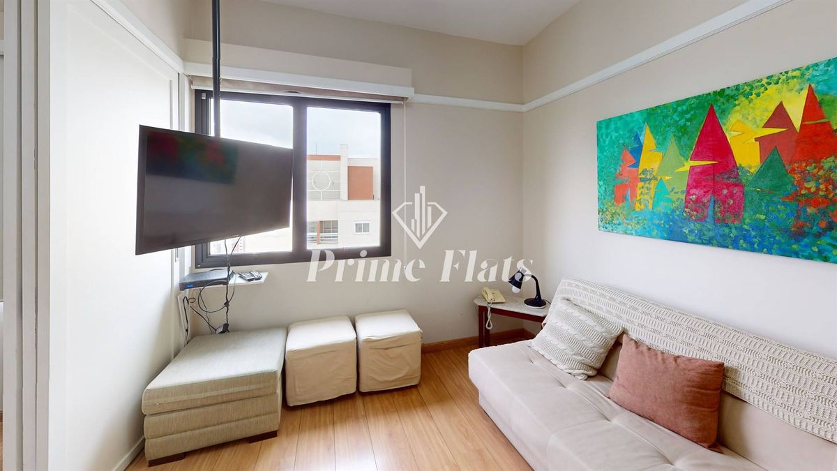 Flat disponível para locação no Ninety Hotel, com 30m², 1 dormitório e 1 vaga de garagem - Flat em Jardim Paulista, São Paulo - para locação - Prime Flats Negócios Imobiliários