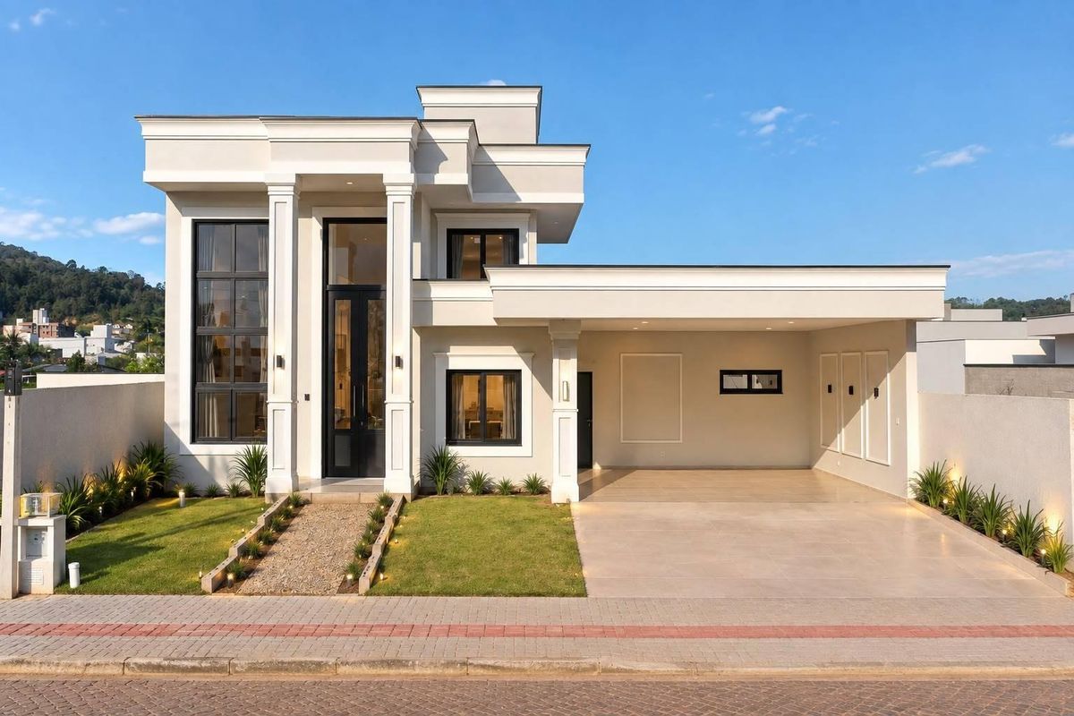 Casa Alto Padrão - Venda - 03 dormitórios - 211m2 - Rua Vilmar Corrêa - Gruta - Ituporanga - Casa em Gruta, Ituporanga - à venda - Cifra Imóveis e Empreendimentos Imobiliários