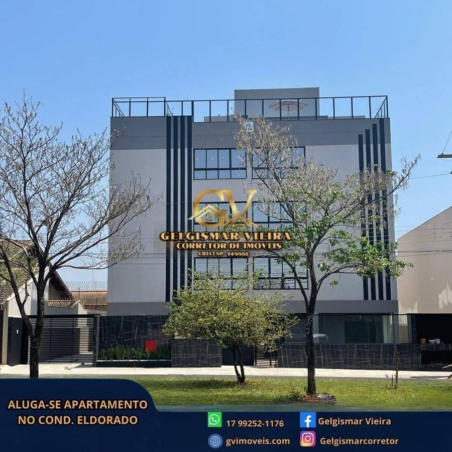 🏡 ALUGA-SE APARTAMENTO COND. ELDORADO - BEBEDOURO - SP 🏡 - Apartamento em Parque Residencial Eldorado, Bebedouro - para locação - Gelgismar Vieira