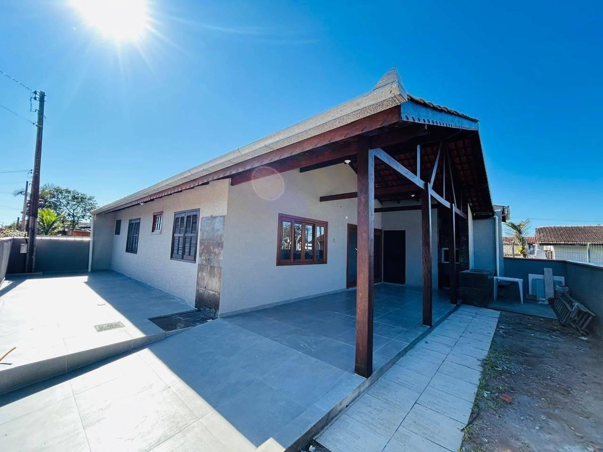 Casa com 3 dormitórios à venda, 96 m² por R$ 550.000,00 - Brasília - Itapoá/SC - Casa em Brasilia, Itapoá - à venda - Nossa Praia Imóveis